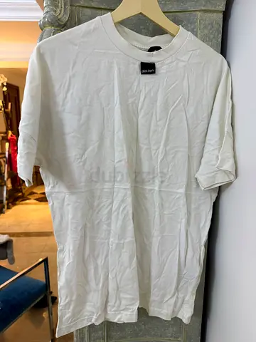Palm Angels White Logo Patch Oversized T-Shirt