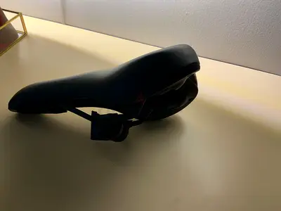 Used comfortable bicycle saddle/seat - good condition