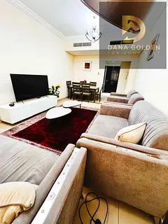 For monthly rent: two rooms and a living room with three bathrooms in the Al Taawun area, Sharjah.