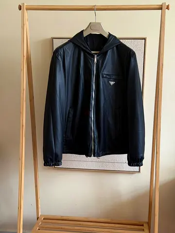 Prada Reversible leather and Nylon jacket for men
