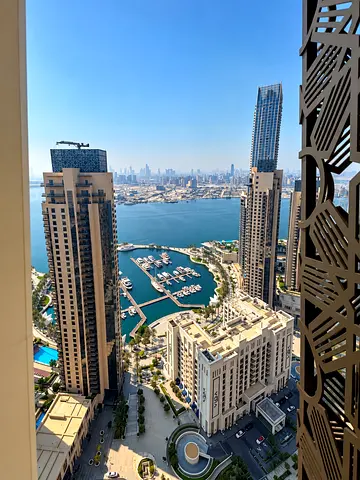 Luxury 3BR Penthouse | High Floor | Burj Khalifa & Creek Marina Views