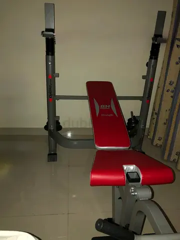 H Fitness Multi-Position Free Weight Bench Optima Press G330