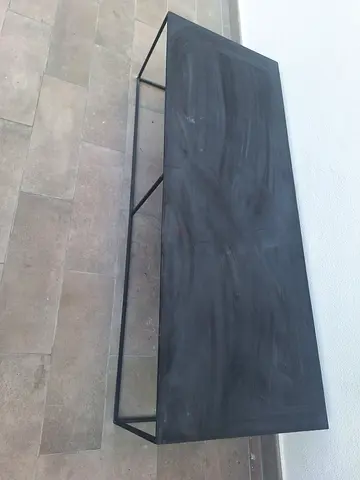 outdoor/balcony metal table 160x60x40cm