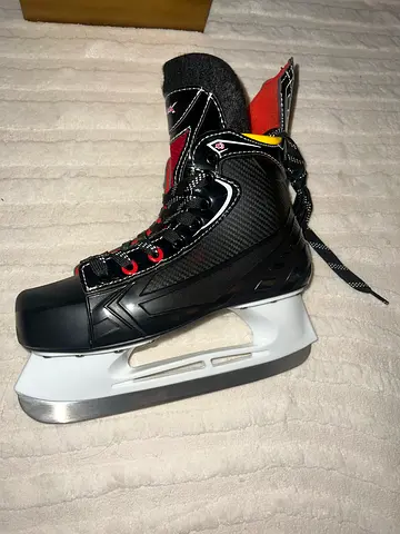 Black and Red Ice Skate