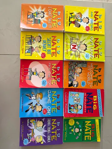 Set of 10 'Big Nate' Kids' Books by Lincoln Peirce - Paperback Collection