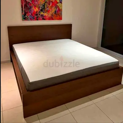 Ikea King size bed with mattress available in perfect condition