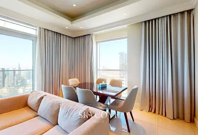 Premium 2BR | Fountain & Burj View | High Floor
