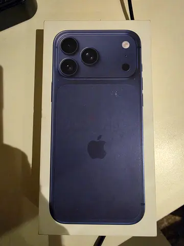 iPhone 17 Pro Max sealed Box (Deep Blue) 256GB- Brand New Sealed TDRA