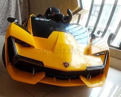 Yellow electric ride-on sports Lamborghini car for kids — working condition(battery needs replacemen