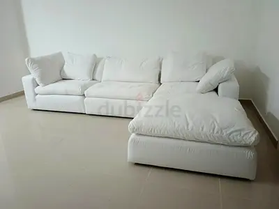 Marina home luscious sofa with footstool