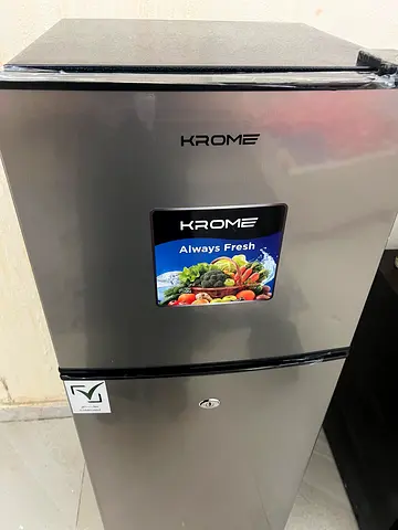 Krome Single Door Refrigerator - Stainless Steel, Good Condition