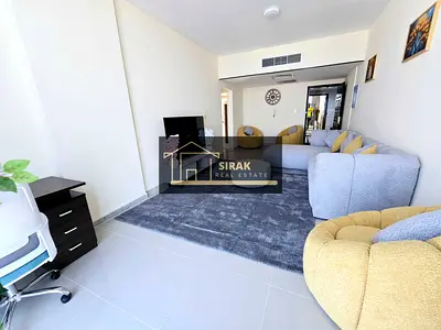 Luxury, brand-new apartment in a building.