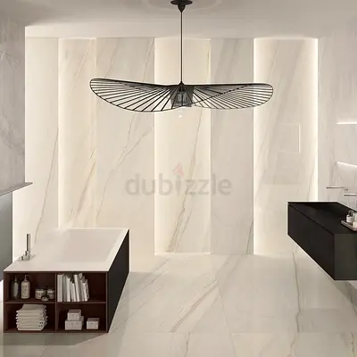 Premium Italian Laminam I Naturali Bianco Lasa Lucidato (Polished) Tiles — Full Lot, Brand New