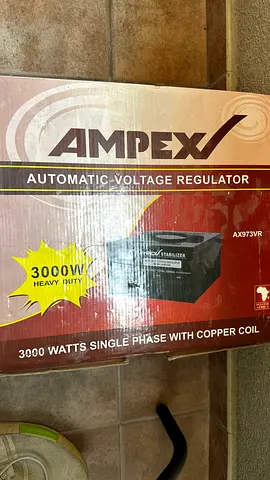 AMPEX 3000W Automatic Voltage Regulator (Single Phase, Copper Coil)