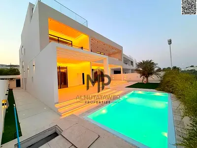 Luxury Smart Villa for Sale in Al Zorah – Ajman | Golf View | 6 Master Bedrooms | Internal Elevator | 13,000 sq. ft.