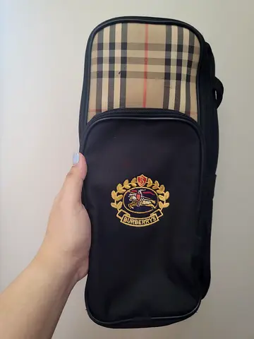 Authentic Burberry Golf Shoe Bag