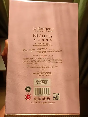 Le Bonheur Nightly Donna Eau de Parfum - Pink Box (Unopened)