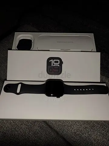 Apple Watch Series 10 42mm  (Black) with Original Box and Strap - Good Condition
