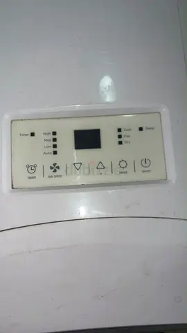 Portable air cooler / room air conditioner unit - used, working control panel