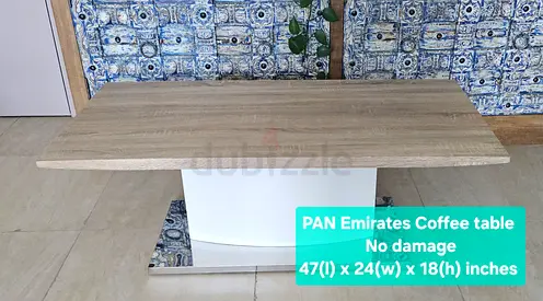 PAN Emirates Coffee Table - Oak Finish, Like New