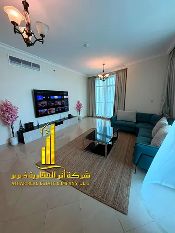 🌟 إطلالة ساحرة على الشاطئ أفخم وأرقى شقة غرفتين وصالة مفروشة في كورنيش عجمان – أبراج الريزدنس🌟 ✨ لعشاق الفخامة والتميز، شقة VIP حقيقية بأعلى المواصف