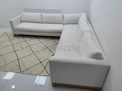 Like new condition crate&barrel corner sofa