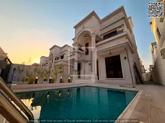 Villa for sale opposite a garden, including registration fees, electricity, water and air conditioni