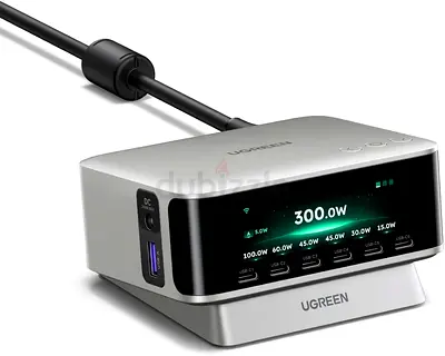 UGREEN Nexode Pro Type-C Charging Station 300W with App Remote Control 5 Charging Modes, 140W USB-C
