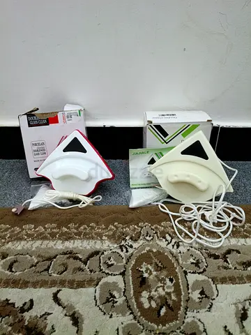 Two double-sided glass cleaner