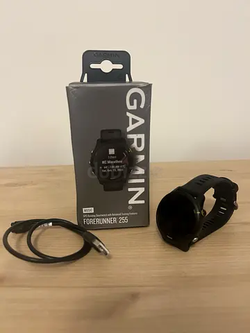 Garmin Forerunner 255 GPS Running Watch - Black (With Box & Charger)