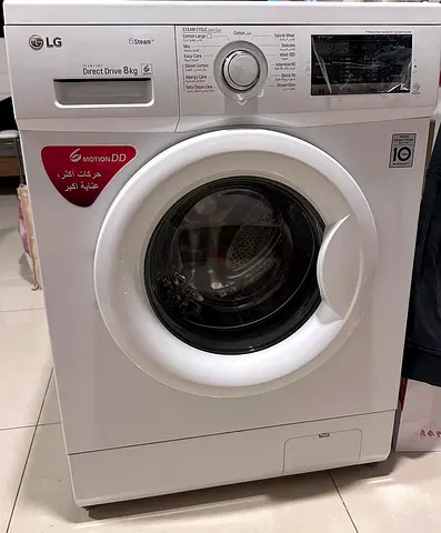 LG 8kg Front Load Washing Machine - Direct Drive, Good Condition