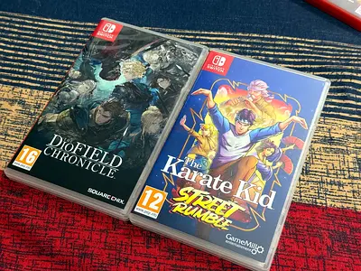 Nintendo Switch games: DioField Chronicle & The Karate Kid Street Rumble (Like New)