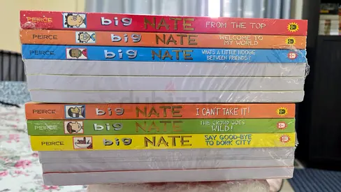 Set of Big Nate paperback books - 12 books (children's series)