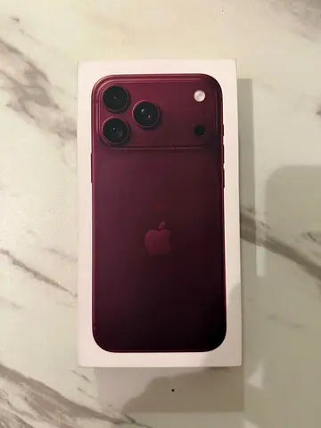 Iphone 18 promax 256 Burgundy