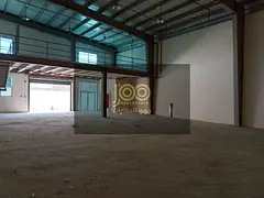 5,000 Sqft Warehouse with Mezzanine | 50KW | Umm Al Thoob