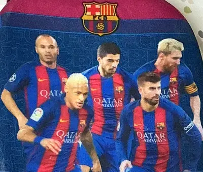 FC Barcelona themed football lunch bag