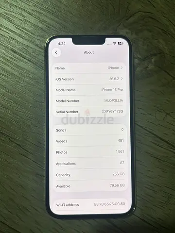 iPhone 13 pro 256gb gold