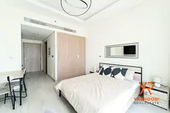 Furnished Studio | Burj & Creek Views | Balcony
