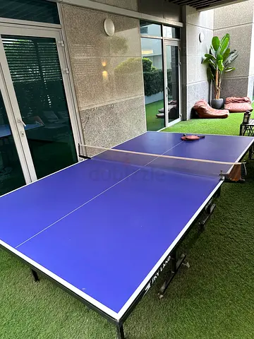 Used Full-Size Blue Table Tennis (Ping Pong) Table - Good Condition