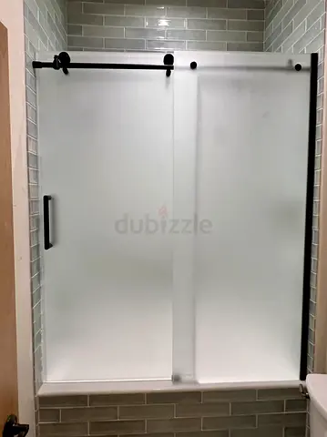 Shower glass installation