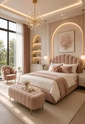 Brand New 160*200 queen size seashell bed with modern organic design