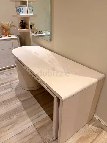 Original Crate & Barrel Twist Ash Rotating Desk for sale
