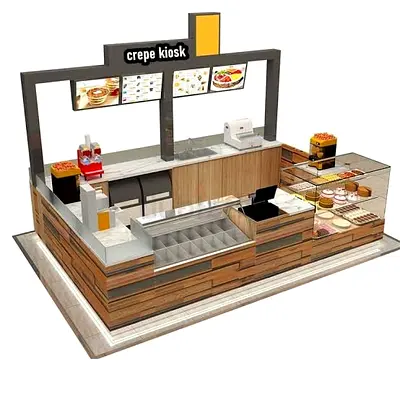 Luxury Mall Cake & Bakery Kiosk + Free 3D Visuals | Confectionery