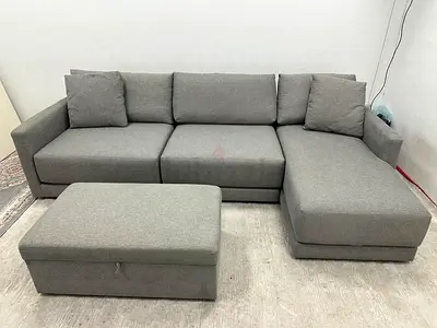 Excellent condition crate&barrel lshape sofa