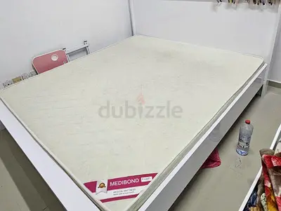 King size mattress, kids bed frame and mattress