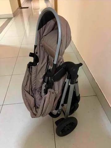 Compact foldable baby stroller - lightweight, used