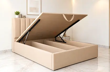 Brand new queen size bed with hendrolic storage
