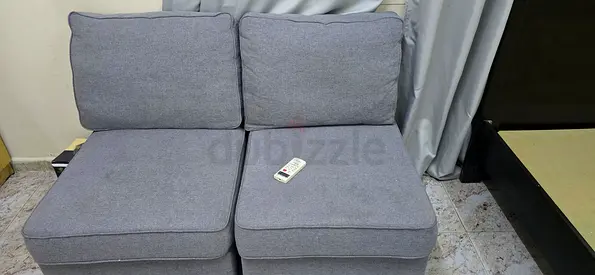 2 Seater grey modular sofa seats — Excellent Condition
