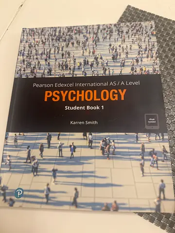 Psychology student book 1 Pearson Edexcel AS/A level
