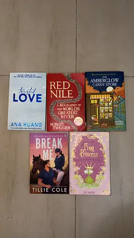 Lot of 5 mixed books – fiction, biography, young adult